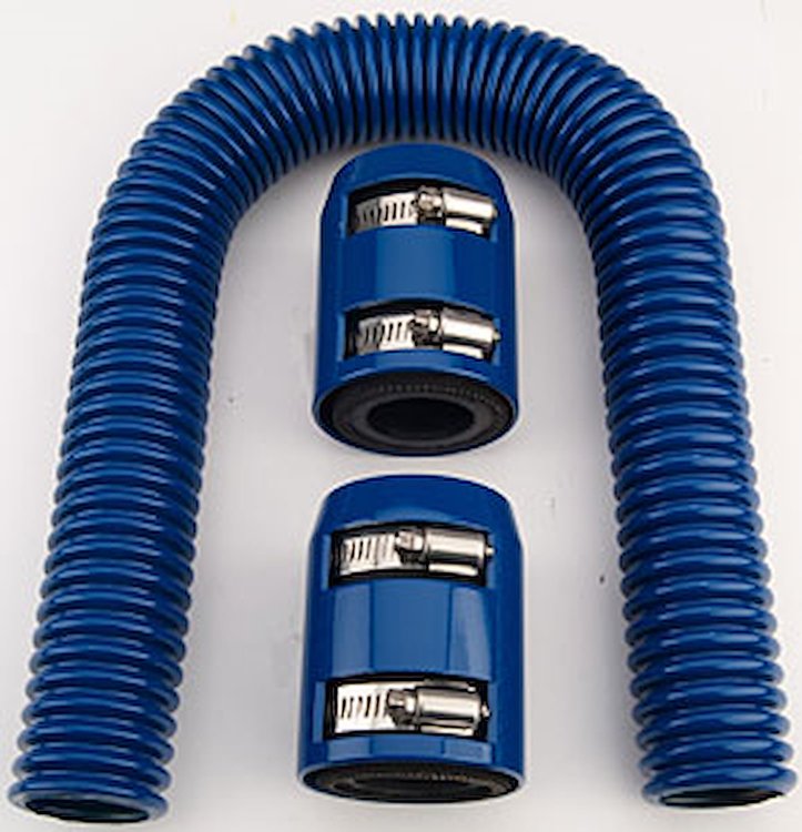 Stainless Steel Radiator Hose Kit Blue