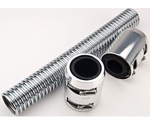 Stainless Steel Radiator Hose Kit Natural/Polished