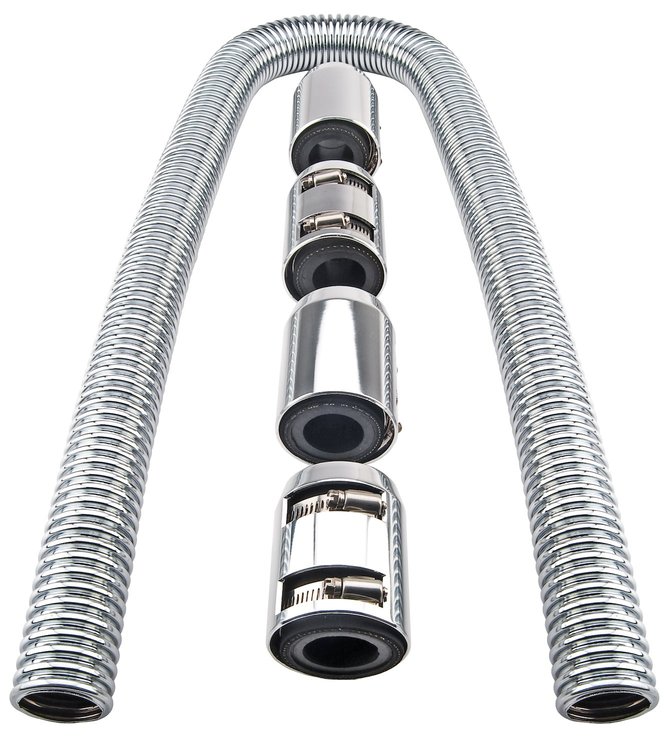 Stainless Steel Radiator Hose Kit Natural/Polished