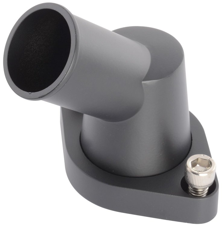 Aluminum Thermostat Housing for Small Block & Big Block Chevy, 45-degree Swivel Design [Satin Black]