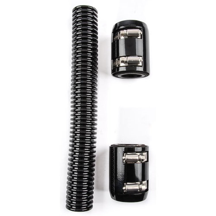 Stainless Steel Radiator Hose Kit Black