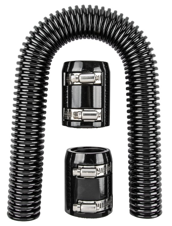 Stainless Steel Radiator Hose Kit Black