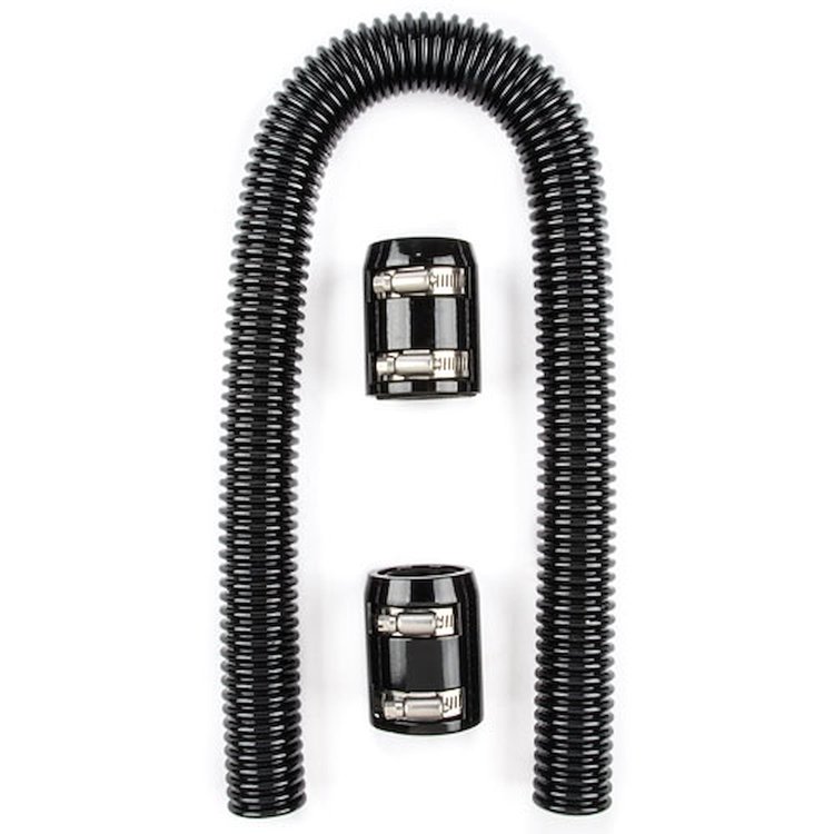Stainless Steel Radiator Hose Kit Black