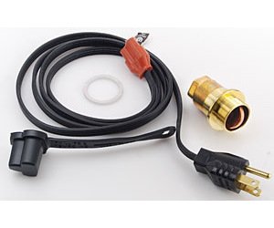 28mm Threaded Core Plug Heater 1500 Watts @ 12.5A @ 120VAC