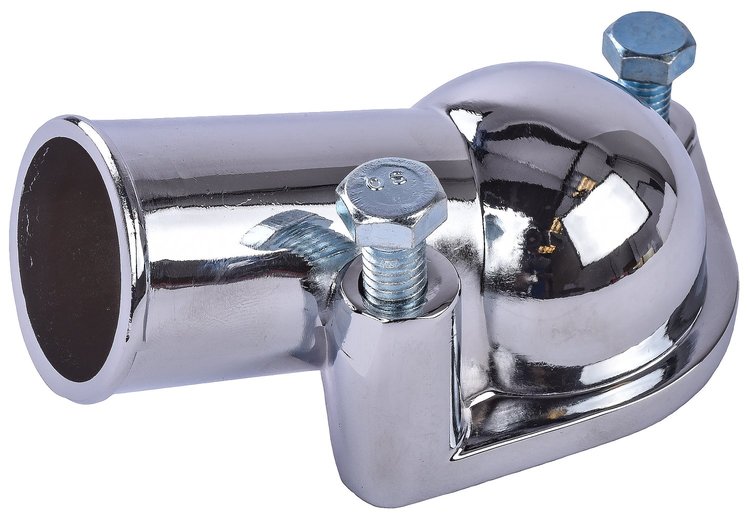 O-Ring Style Thermostat Housing for 1966-1975 Chevy V8 [Chrome Plated Steel]