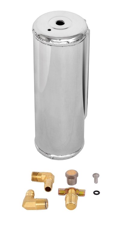 Round Recirculating/Overflow Tank/Catch Can [Billet Aluminum]