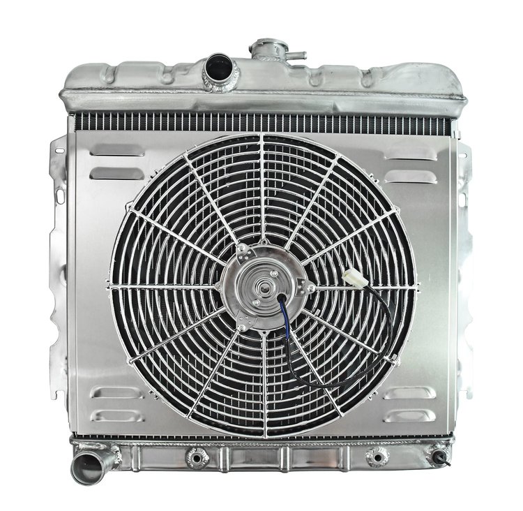 Aluminum Radiator & Fan Combo for Select 1966-1969 Mopar B-Bodies With Big Block Engines [16 in. Fan]