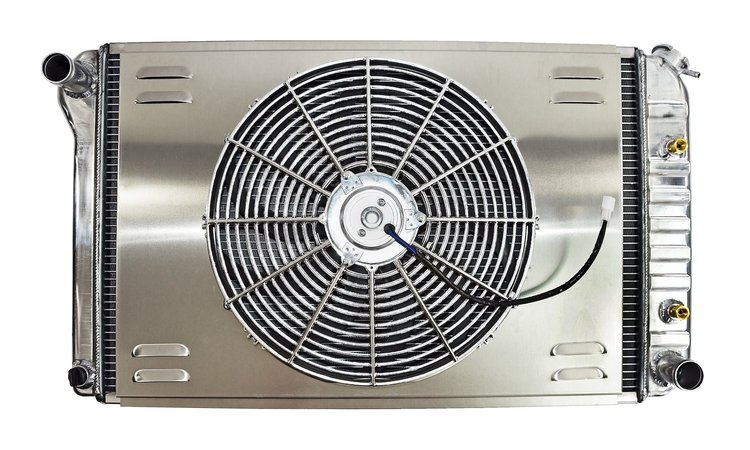 Aluminum Radiator & Fan Combo for 1970-1981 Chevrolet Camaro & Pontiac Firebird [16 in. Fan]
