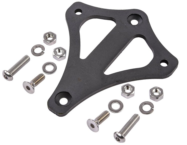 Billet Aluminum Mounting Bracket for Catch Cans, Cool Cans, and Vacuum Reservoirs [Black]