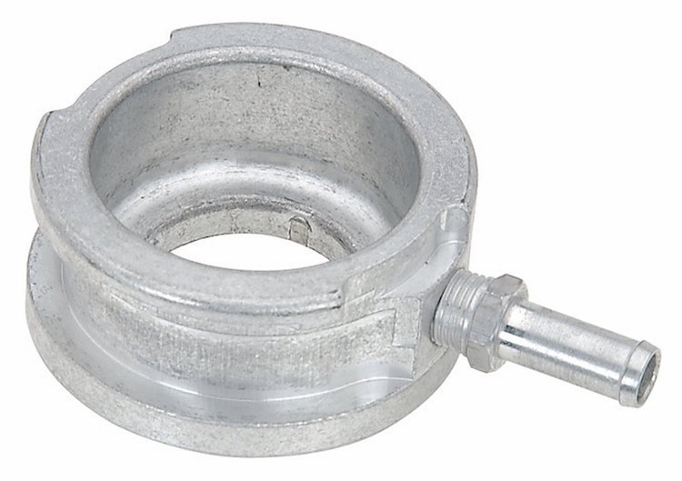 Billet Aluminum Weld-On Radiator Filler Neck with 5/16 in. Hose Barb