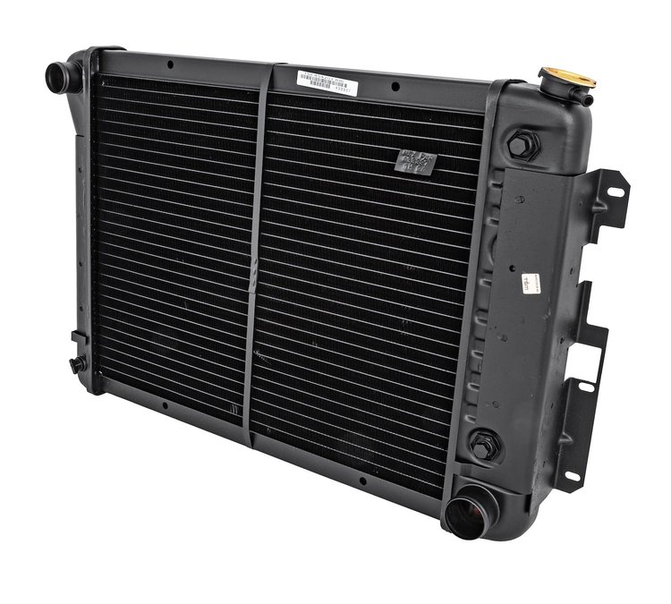 Replacement Radiator for 1967-1969 Chevy Camaro w/250 6cyl., 307, 327 350 V8 Eng. &  Pontiac Firebird w/230, 250 6cyl. [3-Row]