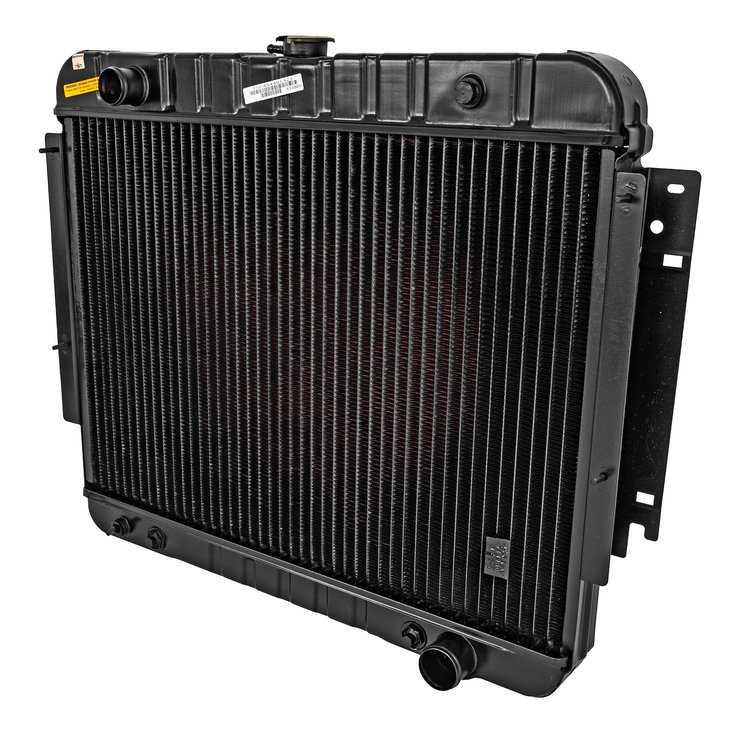 Replacement Radiator Fits Select 1975-1978 Dodge B/D Series Trucks [3-Row]