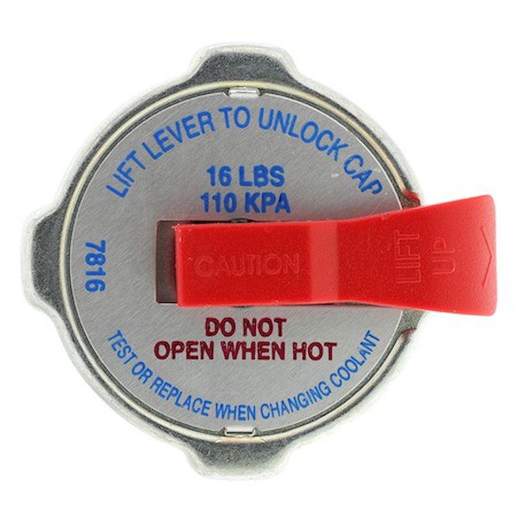 Radiator Cap With Safety Lever [16 psi]