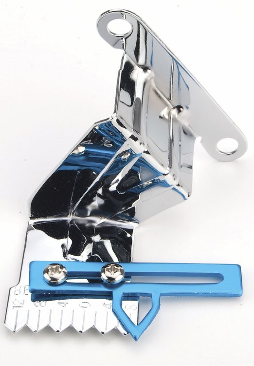 Chrome Timing Tab with Adjustable Pointer Small Block Chevy for 7" Balancer