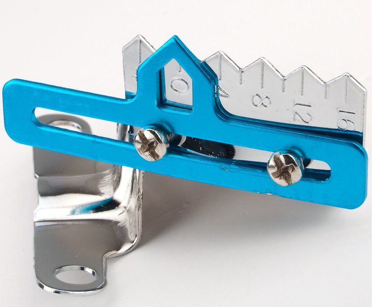 Chrome Timing Tab with Adjustable Pointer Big Block Chevy for 8" Balancer
