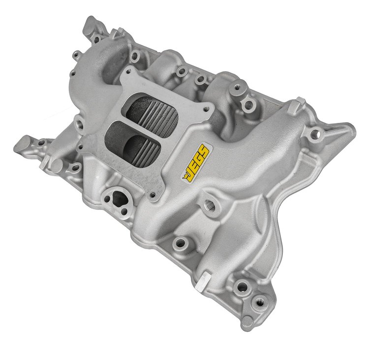 Intake Manifold for 1969-1974 Ford 351C, Dual Plane [Satin]