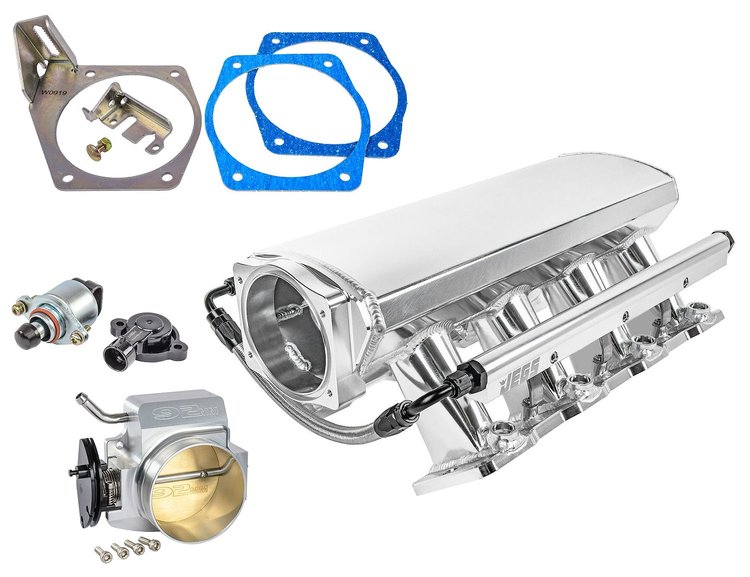 Fabricated Intake Manifold Kit for GM LS1, LS2, LS6 [92 mm Throttle Body]
