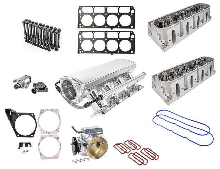 Fabricated Intake Manifold Kit for GM LS1, LS2, LS6 [102 mm Throttle Body]