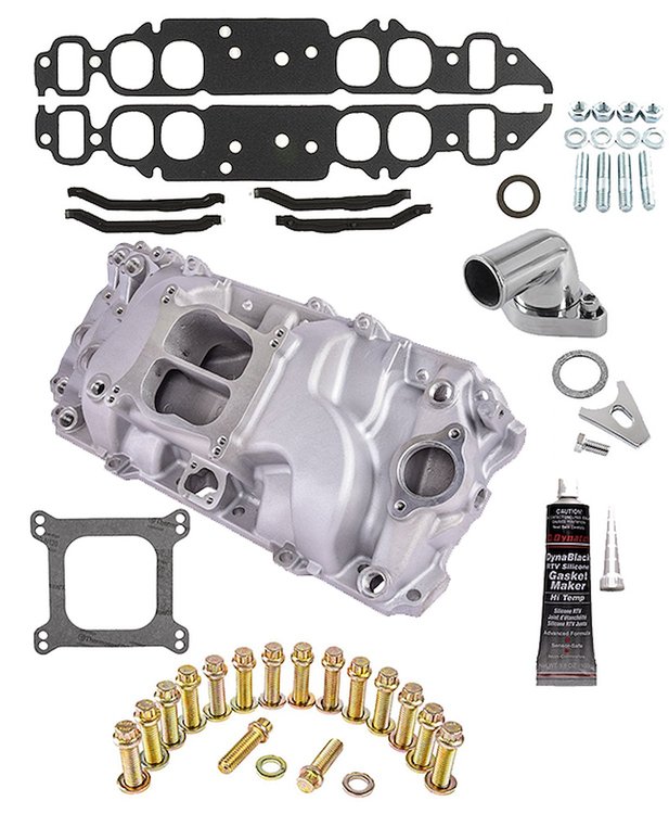 Dual Plane Intake Manifold Kit for Big Block Chevy 396-502