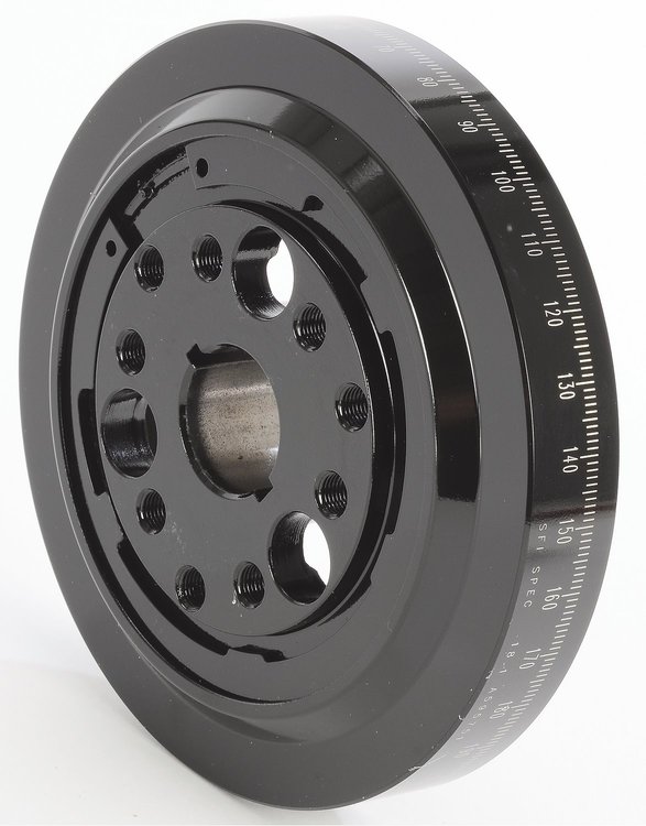 Supercharger Harmonic Balancer/Damper Small Block Chevy Early, 6-3/4"