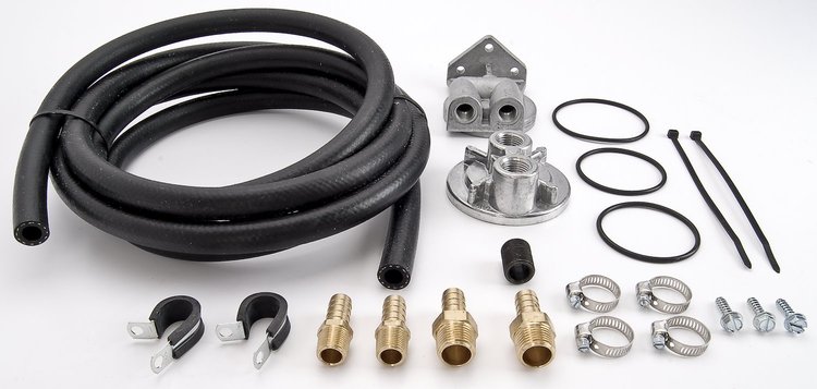 Remote Oil Filter Mount Die-Cast Aluminum Construction