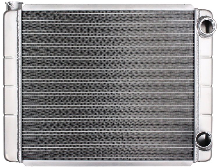 Chevy/GM-Style Double Pass Aluminum Radiator, 2 Row, 1 in. Core [Crossflow]