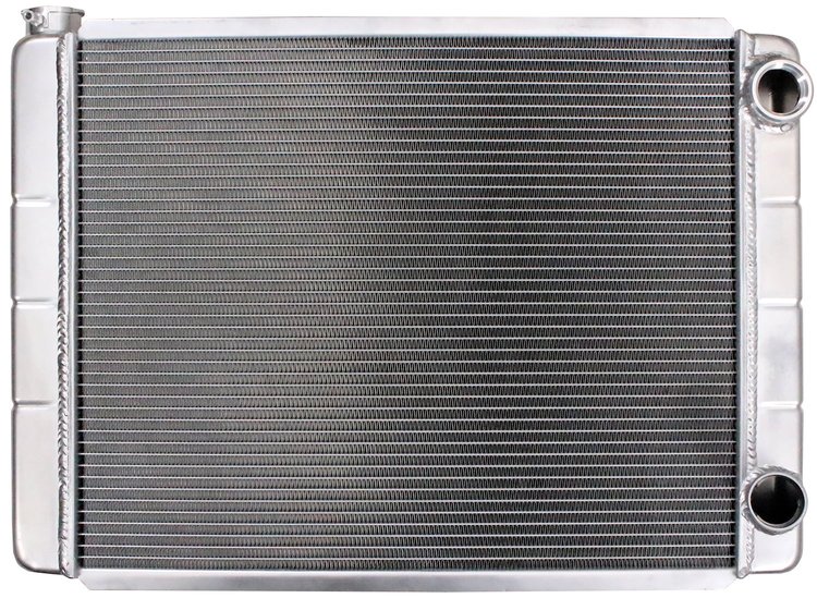 Chevy/GM-Style Double Pass Aluminum Radiator, 2 Row, 1 in. Core [Crossflow]