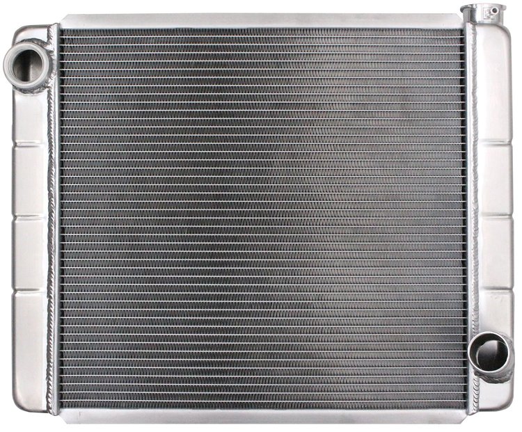 Chevy/GM-Style Aluminum Radiator, 2 Row, 1 in. Core [Crossflow]