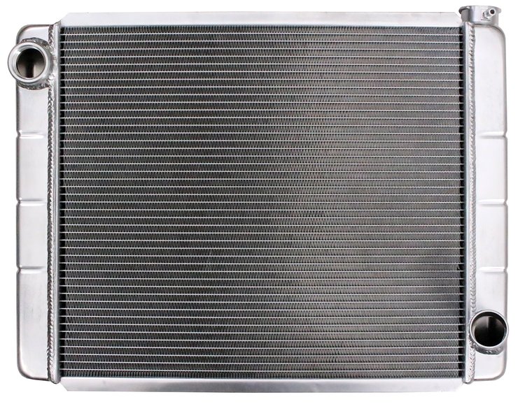 Chevy/GM-Style Aluminum Radiator, 2 Row, 1 in. Core [Crossflow]