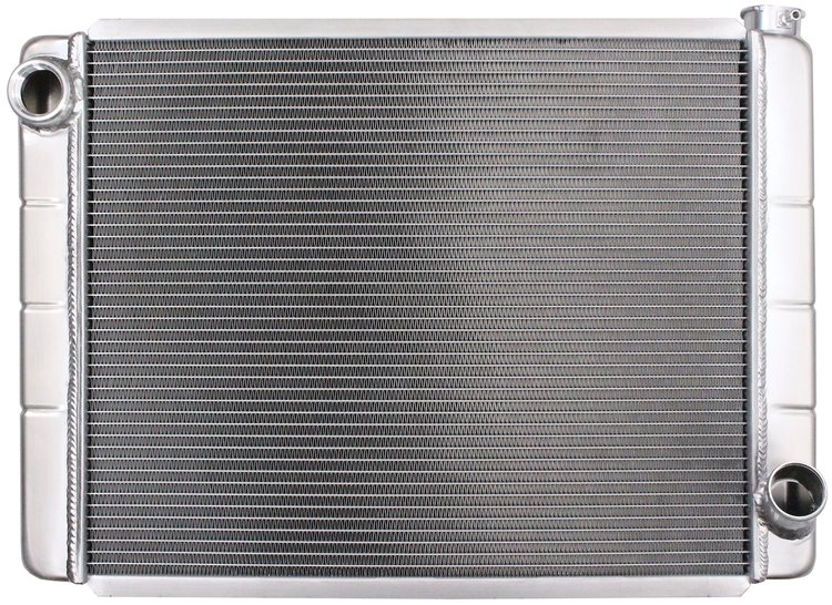 Chevy/GM-Style Aluminum Radiator, 2 Row, 1 in. Core [Crossflow]