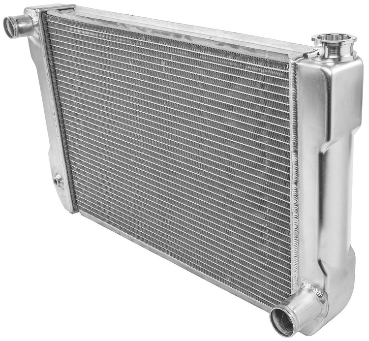 Chevy/GM-Style Aluminum Radiator [2 Row, 1 in. Core, Crossflow]