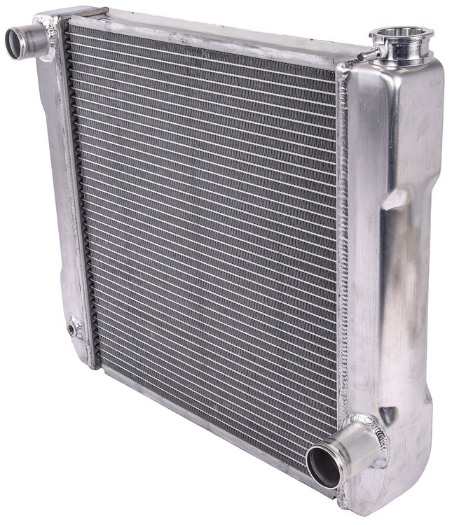 Chevy/GM-Style Aluminum Radiator, 2 Row, 1 in. Core [Crossflow]