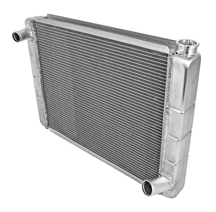 Chevy/GM-Style Aluminum Radiator [2 Row, 1 in. Core, Crossflow]