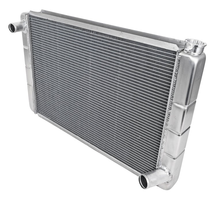 Chevy/GM-Style Aluminum Radiator, 2 Row, 1 in. Core [Crossflow]