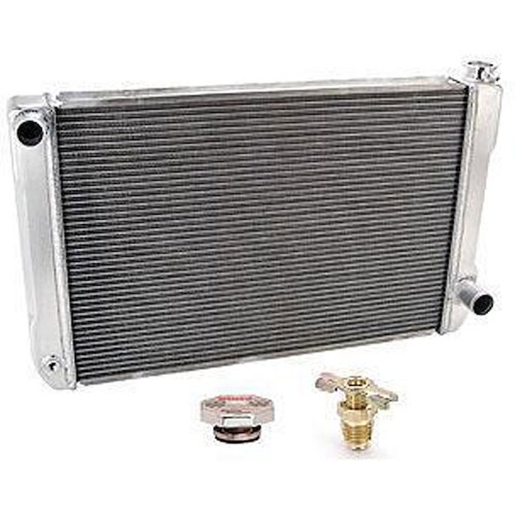 Chevy/GM-Style Aluminum Radiator Kit JEGS 31" W x 19" H Radiator 555-52009
