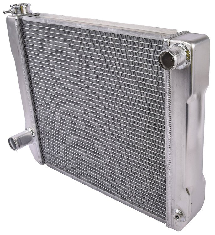 Ford/Chrysler-Style Aluminum Radiator 2 Row, 1" Core