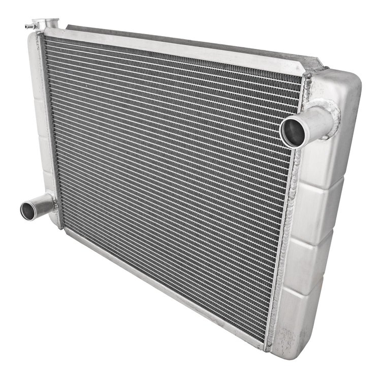 Ford/Chrysler-Style Aluminum Radiator 2 Row, 1" Core