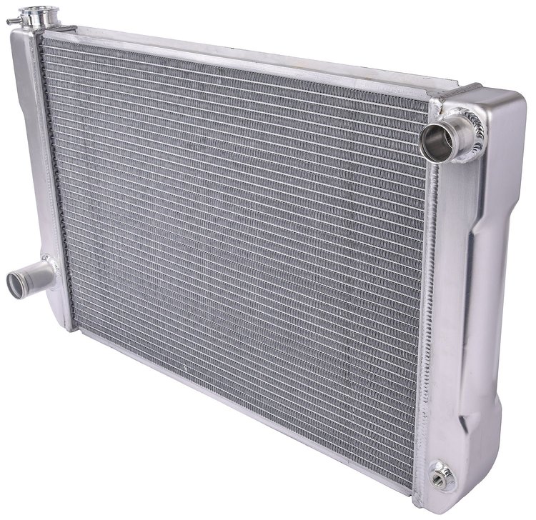 Ford/Chrysler-Style Aluminum Radiator 2 Row, 1" Core