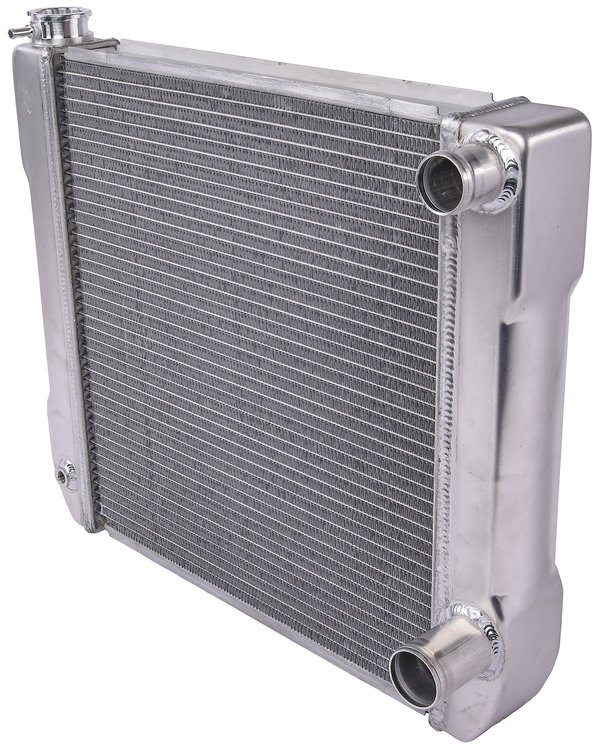 Double Pass Lightweight Aluminum Racing Radiator, 2 Row