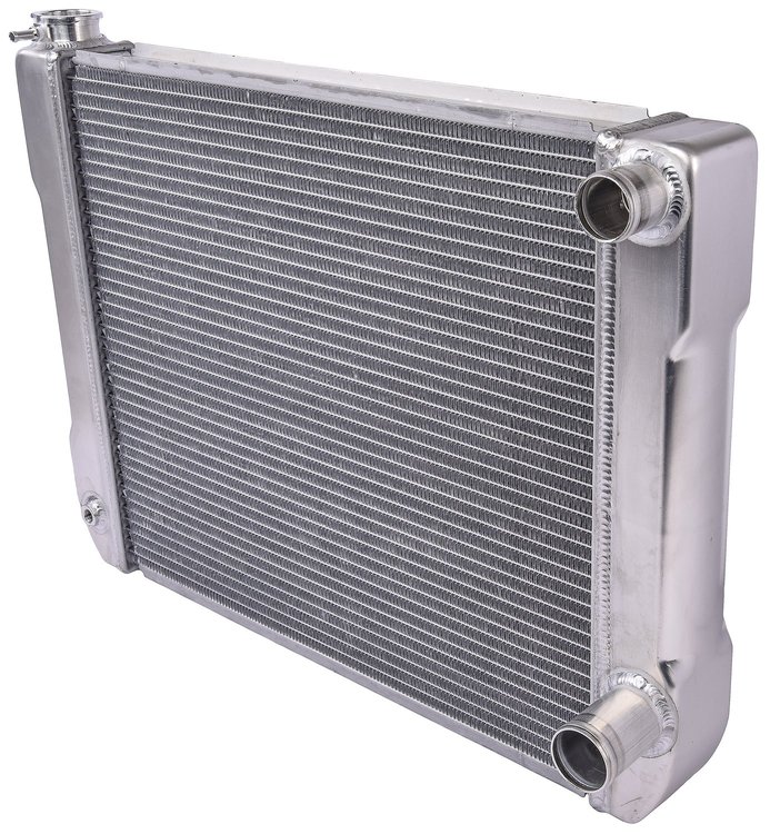 Double Pass Lightweight Aluminum Racing Radiator, 2 Row
