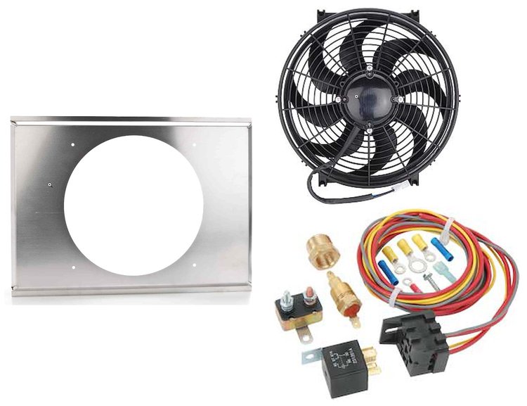 Aluminum Shroud, Fan, Control Kit [22 3/4 in. W x 16 1/2 in. H x 1/2 in. D]