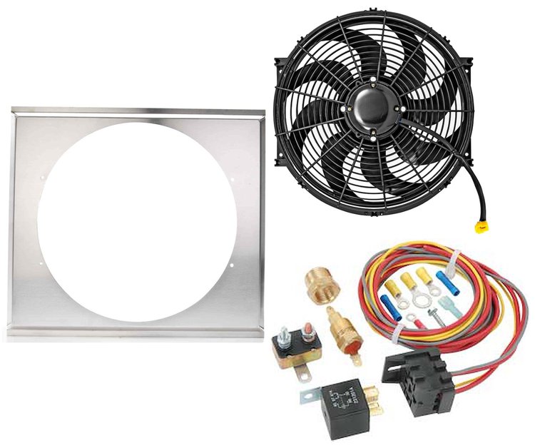 Aluminum Shroud, Fan, Control Kit [20 7/8 in. W x 17 1/2 in. H x 1/2 in. D]
