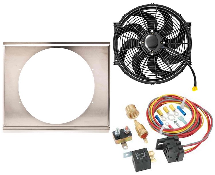 Aluminum Shroud, Fan, Control Kit [22 7/8 in. W x 17 1/2 in. H x 1/2 in. D]