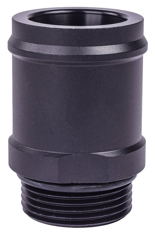 Threaded Radiator Fitting [1 1/2 in. OD, Black]