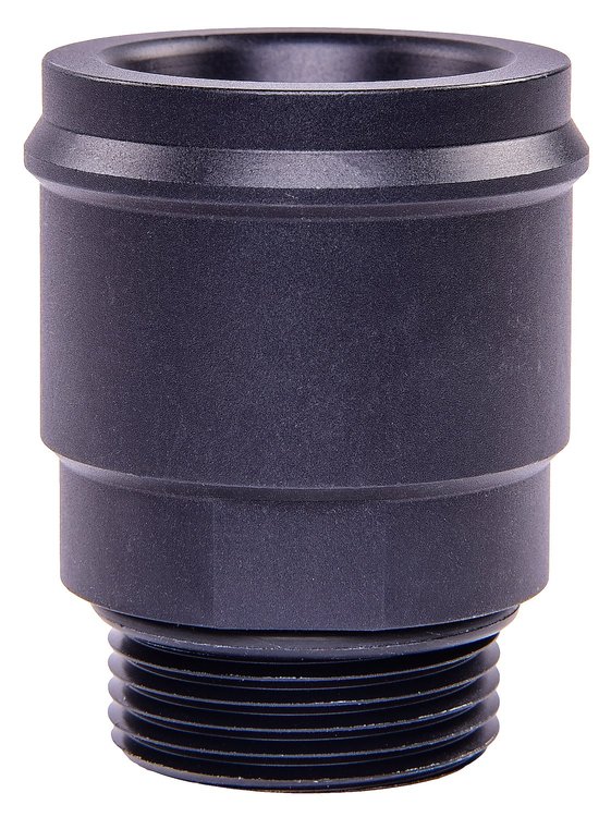 Threaded Radiator Fitting [1 3/4 in. OD, Black]