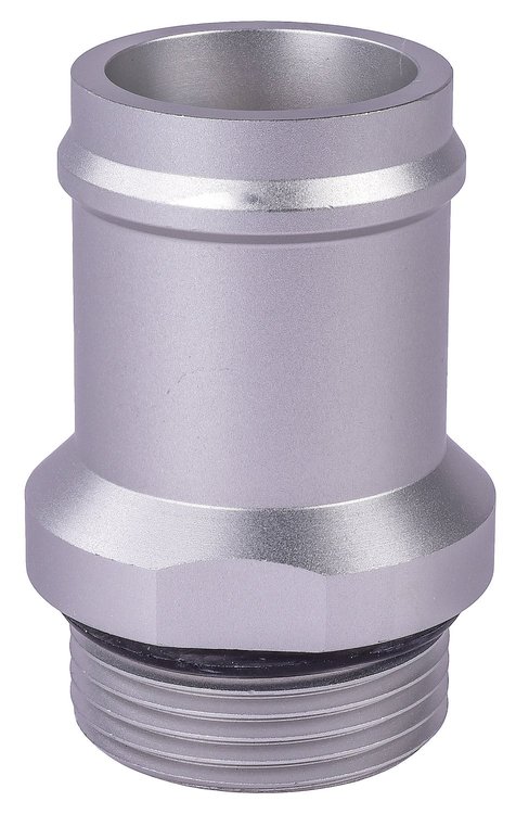Threaded Radiator Fitting [1 1/4 in. OD, Matte Silver]