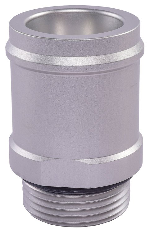 Threaded Radiator Fitting [1 1/2 in. OD, Matte Silver]