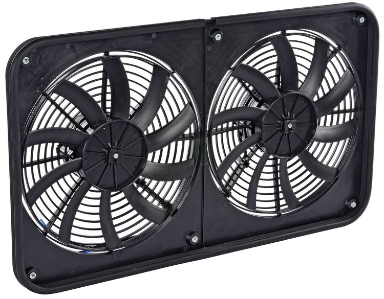 Dual Electric Fan Dual 12 in. Diameter