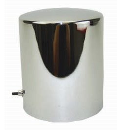 Chrome Oil Filter Cover 3-11/16" dia. x 5-3/16" long