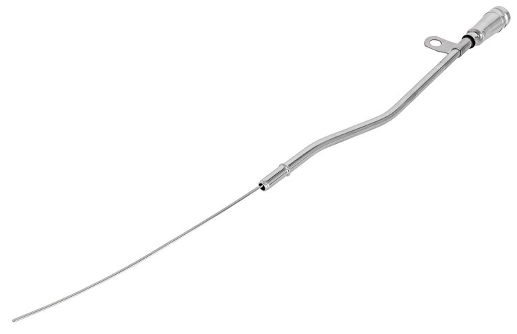 Engine Oil Dipstick and Tube Kit w/Billet Aluminum Handle for Ford Small Block 260-302 V8 Engines [Polished]